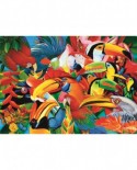 Puzzle Trefl - Colorful Birds, 500 piese (37328)