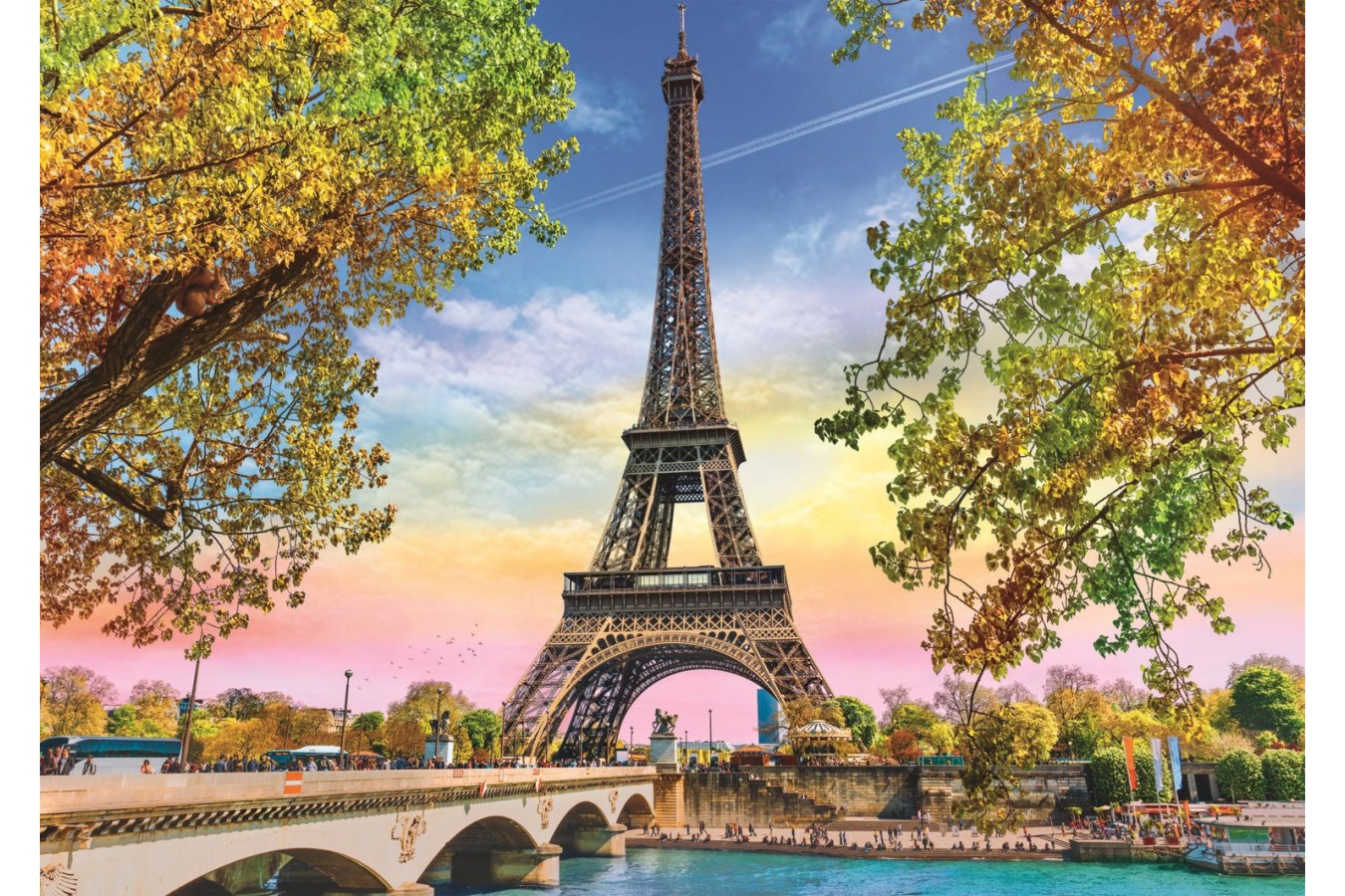 Puzzle Trefl - Romantic Paris, 500 piese (37330)