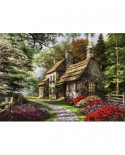 Puzzle KS Games - Dominic Davison: Country House In The Flowers, 1000 piese (KS-Games-11261)