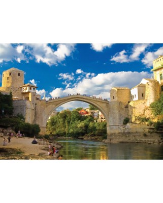 Puzzle KS Games - Mostar Old Bridge, Bosnia-Herzegovina, 500 piese (KS-Games-11304)