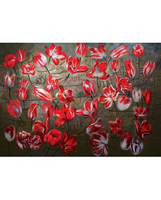 Puzzle KS Games - Red Tulips, 1000 piese (KS-Games-11381)