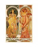 Puzzle D-Toys - Alfons Mucha: Moet and Chandon, Cremant Imperial, 1000 piese (DToys-66930-MU05-(70081))