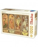 Puzzle D-Toys - Alfons Mucha: Seasons, 1000 piese (Dtoys-75901)