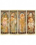 Puzzle D-Toys - Alfons Mucha: Times of Day, 1000 piese (DToys-66930-MU08-(70050))