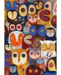 Puzzle D-Toys - Andrea Kurti: Collage - Owls, 1000 piese (Dtoys-73747-OW02)