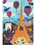 Puzzle D-Toys - Andrea Kurti: Paris, 1000 piese (Dtoys-73730-CI01-(73730))