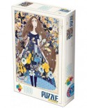 Puzzle D-Toys - Andrea Kurti: Spring, 1000 piese (Dtoys-74102-KA01-(74102))