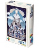 Puzzle D-Toys - Andrea Kurti: Winter, 1000 piese (Dtoys-74102-KA04-(74669))
