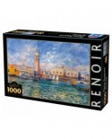 Puzzle D-Toys - Auguste Renoir: The Doge's Palace, Venice, 1000 piese (DToys-66909-RE08-(74911))