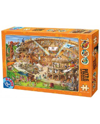 Puzzle D-Toys - Cartoon Collection - Colliseum, 1000 piese (Dtoys-61218-CC10-(74676))
