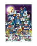 Puzzle D-Toys - Cartoon Collection: Christmas Mess, 1000 piese (DToys-61218-CC07-(70869))