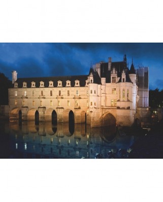 Puzzle D-Toys - Castles of France: Chateau de Chenonceau, 1000 piese (DToys-67562-FC03-(69535))