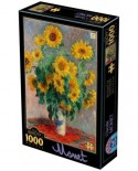 Puzzle D-Toys - Claude Monet: Sunflowers, 1000 piese (Dtoys-75864)