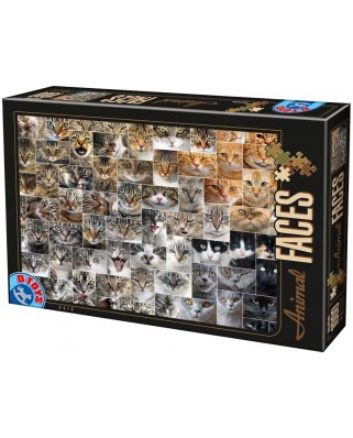 Puzzle D-Toys - Collage - Cats, 1000 piese (Dtoys-74331-AF02-(75260))