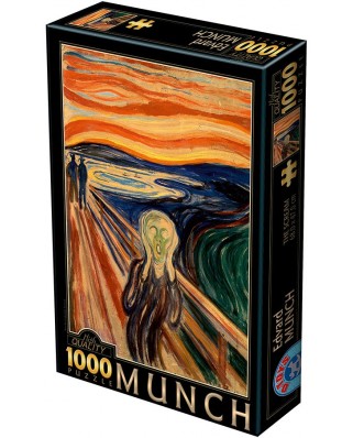 Puzzle D-Toys - Edvard Munch: The Scream, 1000 piese (Dtoys-72832-MU01-(72832))