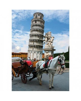 Puzzle D-Toys - Famous Places: Pisa Tower, Italy, 1000 piese (DToys-64288-FP03-(70647))