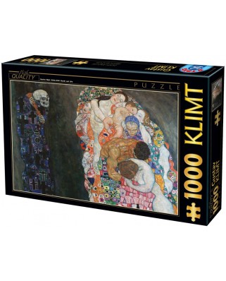 Puzzle D-Toys - Gustav Klimt: Death and Life, 1000 piese (Dtoys-66923-KL10-(74935))