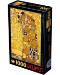 Puzzle D-Toys - Gustav Klimt: The Kiss, 1000 piese (Dtoys-66923-KL12-(74560))