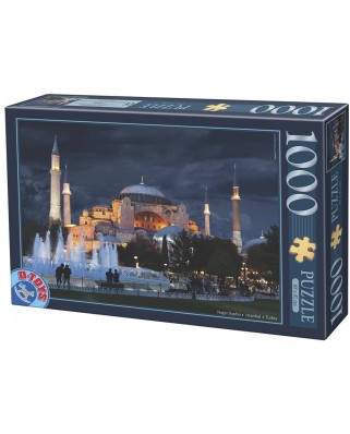 Puzzle D-Toys - Hagia Sophia, Istanbul, 1000 piese (Dtoys-64301-NL11-(74829))