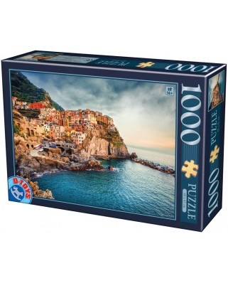 Puzzle D-Toys - Manarola, Cinque Terre, 1000 piese (Dtoys-75956)