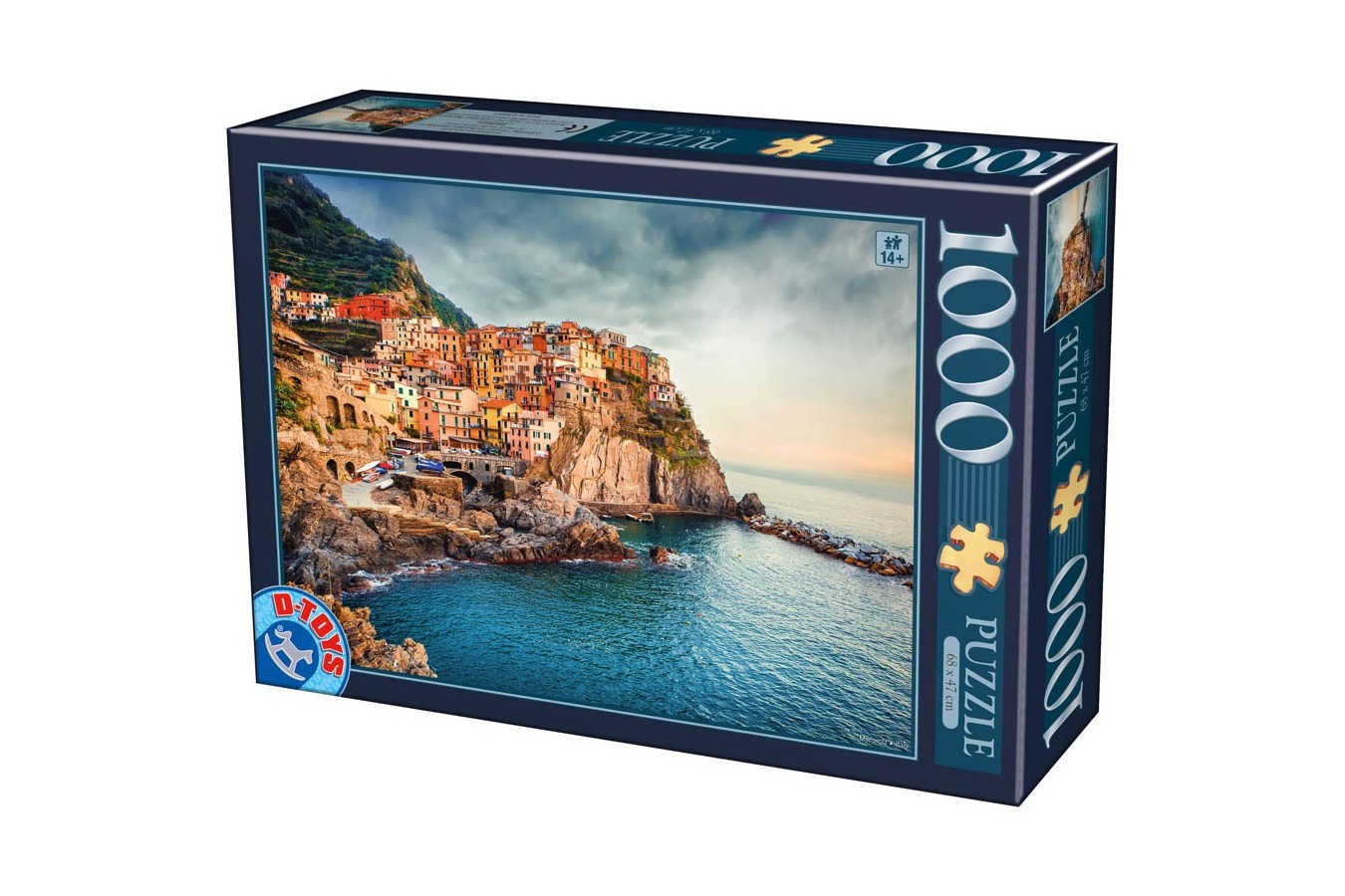 Puzzle D-Toys - Manarola, Cinque Terre, 1000 piese (Dtoys-75956)
