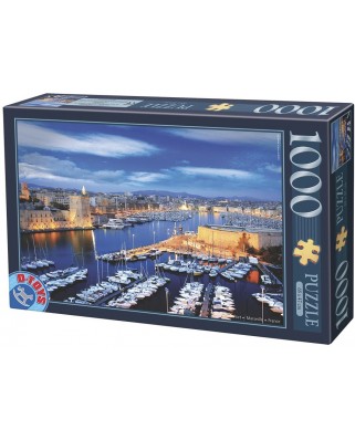 Puzzle D-Toys - Marseille, 1000 piese (Dtoys-62154-EC16-(74720))