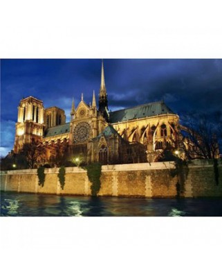 Puzzle D-Toys - Notre Dame Cathedral, Paris, 1000 piese (DToys-64301-NL08)