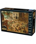 Puzzle D-Toys - Pieter Bruegel: Children's Games, 1000 piese (Dtoys-75857)