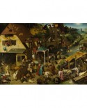 Puzzle D-Toys - Pieter Bruegel: Flemish Proverb, 1000 piese (Dtoys-73778-BR01-(73778))