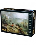 Puzzle D-Toys - Pieter Bruegel: The Fall of Icarus, 1000 piese (Dtoys-75826)