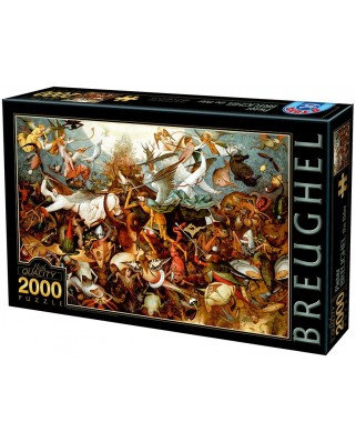 Puzzle D-Toys - Pieter Bruegel: The Fall of the Rebel Angels, 1562, 2000 piese (Dtoys-72900-BR02-(72900))