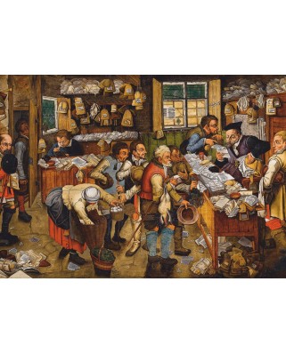 Puzzle D-Toys - Pieter Bruegel: The Payment of the Tithes, 1617-1622, 1000 piese (Dtoys-66947-BR06-(74942))