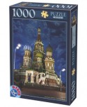 Puzzle D-Toys - Saint Basil The Great Cathedral, Moscow, 1000 piese (Dtoys-64301-NL10-(74812))