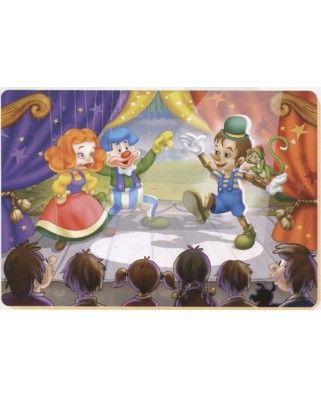 Puzzle D-Toys - The Spectacle of Pinocchio, 24 piese XXL (Dtoys-61430-BA-01)
