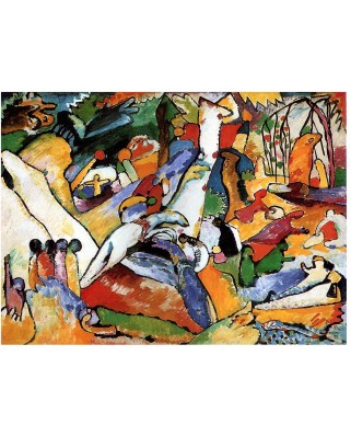 Puzzle D-Toys - Vassily Kandinsky: Composition II, 1000 piese (Dtoys-72849-KA01-(72849))