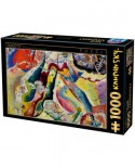 Puzzle D-Toys - Vassily Kandinsky: Painting with Red Spot, 1000 piese (Dtoys-72849-KA02-(75116))