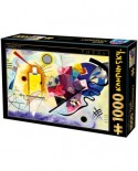 Puzzle D-Toys - Vassily Kandinsky: Yellow, Red, Blue, 1000 piese (Dtoys-72849-KA03-(75123))