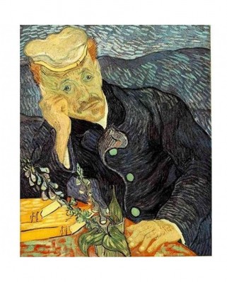 Puzzle D-Toys - Vincent Van Gogh: Portrait of Doctor Gachet, 1000 piese (DToys-66916-VG06)