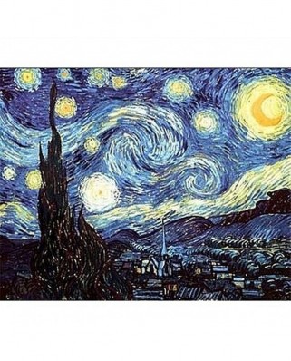 Puzzle D-Toys - Vincent Van Gogh: Starry Night, 1000 piese (DToys-66916-VG08-(70197))