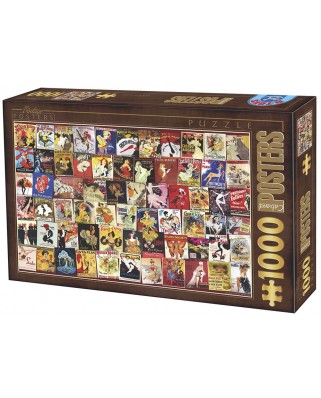 Puzzle D-Toys - Vintage Collection - Cabaret, 1000 piese (Dtoys-67555-VP12)
