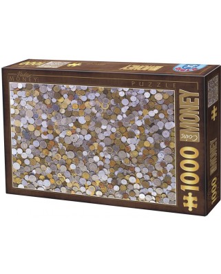 Puzzle D-Toys - Vintage Collection - Coins, 1000 piese (Dtoys-67555-VP13)