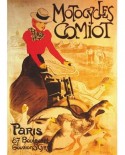 Puzzle D-Toys - Vintage Posters: Comiot Motocycles, 1000 piese (DToys-67555-VP02-(69634))