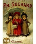 Puzzle D-Toys - Vintage Posters: Ph. Suchard Chocolates, 1000 piese (DToys-67555-VP04-(69610))