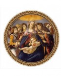 Puzzle rotund D-Toys - Sandro Botticelli: Madonna della Melagra, 525 piese (Dtoys-66985-TM01-(66985))