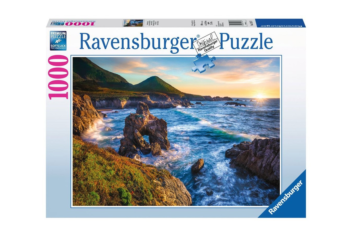 Puzzle Ravensburger - Big Sur Sunset, 1000 piese (15287)