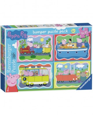 Puzzle Ravensburger - Peppa Pig, 4x42 piese (06949)