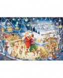 Puzzle Ravensburger - Santa's Christmas Party, 1000 piese (19893)