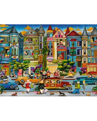 Puzzle Ravensburger - The Painted Ladies, 1500 piese (16261)