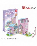 Puzzle 3D Cubic Fun - Alisa's Home, 73 piese (Cubic-Fun-P689h)
