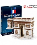 Puzzle 3D Cubic Fun - Arch of Triumph, 26 piese (Cubic-Fun-C045H)